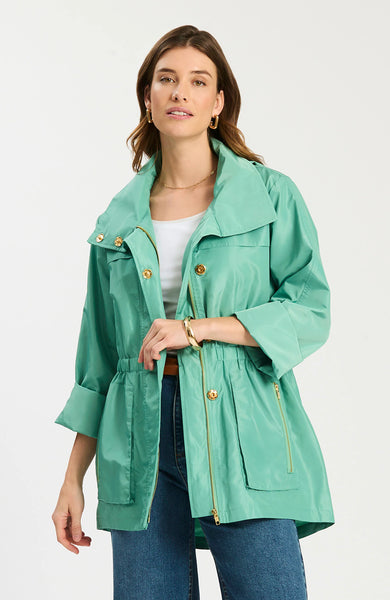 Newport Rain Slicker | Creme de Menthe