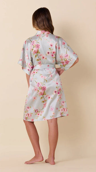 Morning In Kyoto Silk Kimono Robe