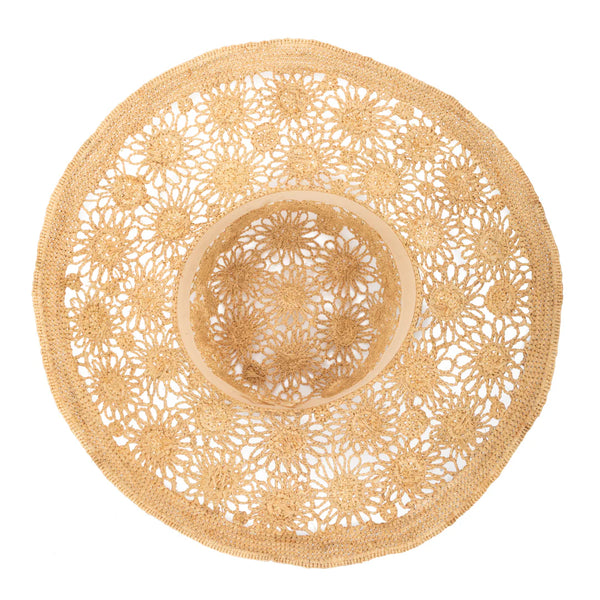 Coast - Crochet Raffia Straw Bucket Hat