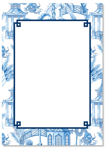 Blue Pagoda Notepad