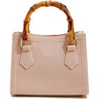 Jelly Tote with Bamboo Handles