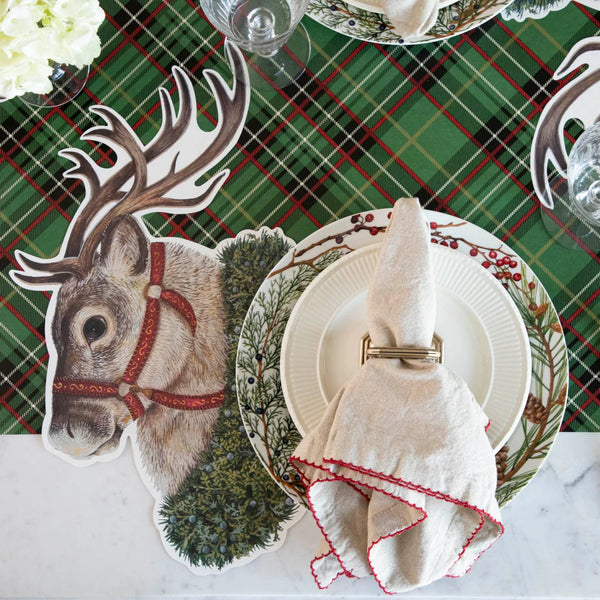 Die-Cut Reindeer Placemat