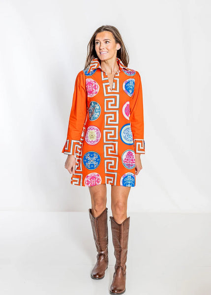 Greek Revival© Lana Shirt Dress Short