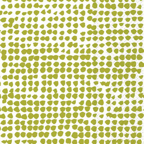 Orkney White Green Guest Towels