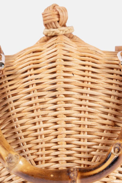 Shelie Bamboo Crossbody Bag