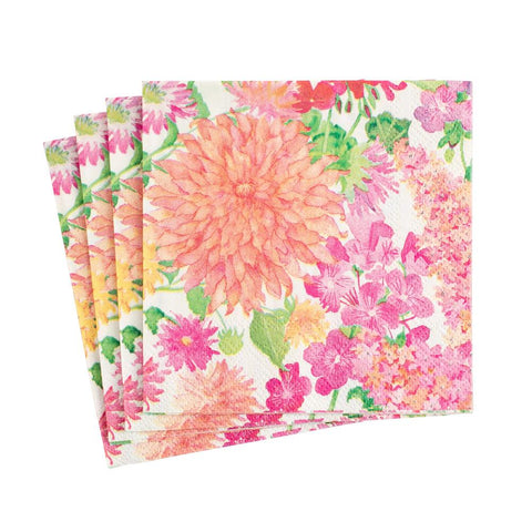 Summer Blooms Paper Cocktail Napkins