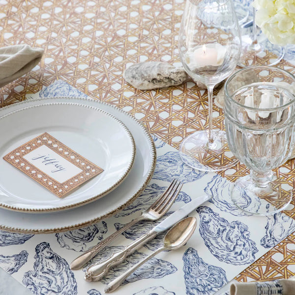 Blue Oyster Reef Placemat Pad