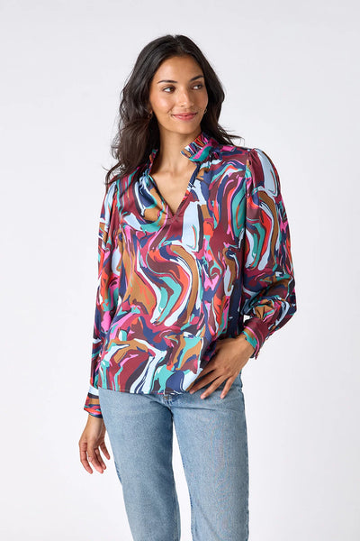 Lyla Blouse | Color Current