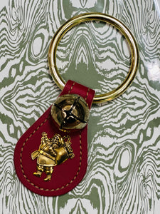 Santa Charm Bell Door Knob Hanger