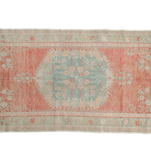 Vintage Distressed Oushak Rug Runner | 3 x 6.5