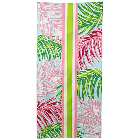 Veracruz Palm Beach Towel | Aruba Blue/Lime/Hot Pink