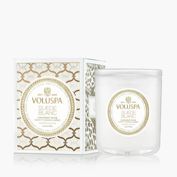 Suede Blanc - Classic Candle 9.5oz