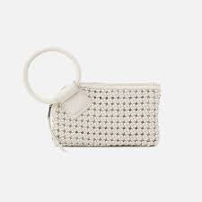 Sable Wristlet | Woven Leather | Whitecap