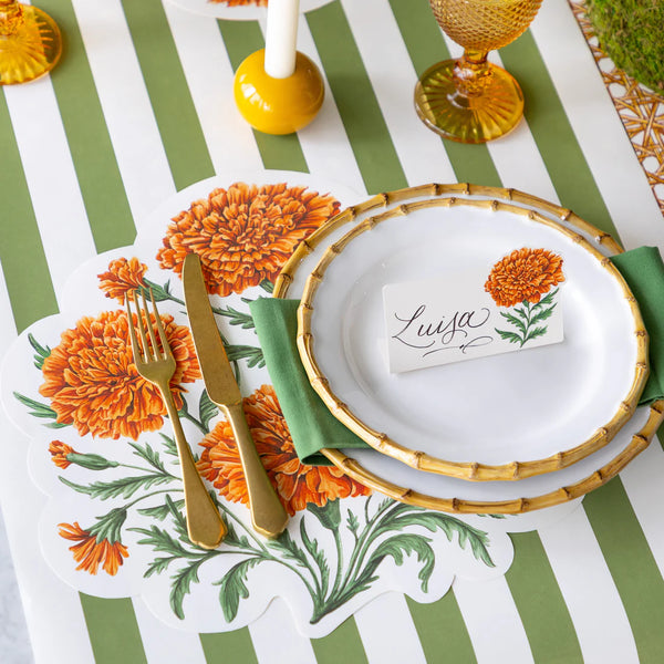 Die-cut Marigold Bouquet Placemat