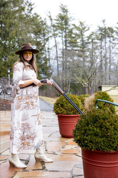 Maple Field & Feather© Ruthie Shirt Dress Long