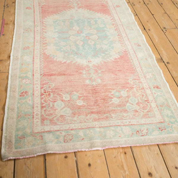 Vintage Distressed Oushak Rug Runner | 3 x 6.5