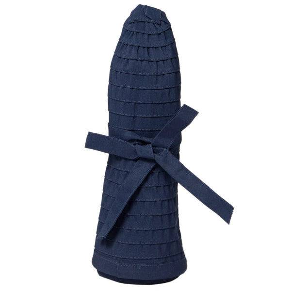 Women's Large Brim Ribbon Hat with a Bow | Denim