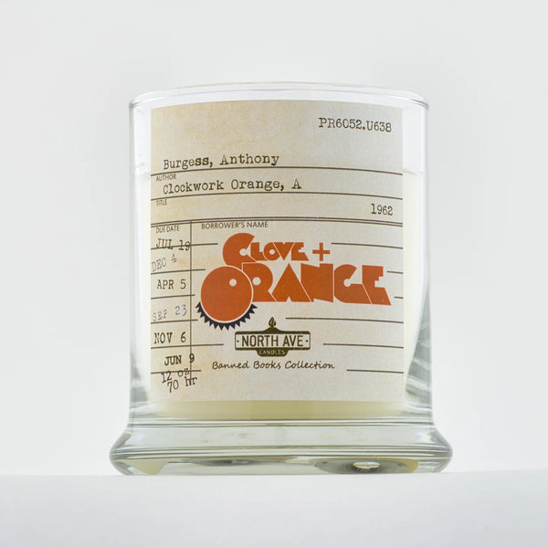 Clove + Orange Book Themed Candle