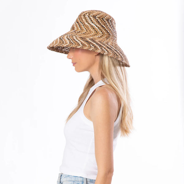 The Briza - Open Weave Round Crown Hat