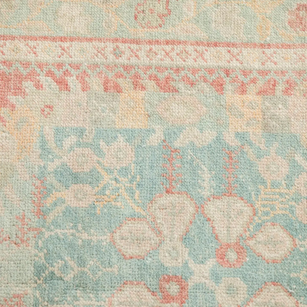 Vintage Distressed Oushak Rug Runner | 3 x 6.5