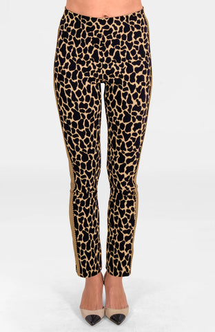 GripeLess Pant | Animal Instincts - Giraffe Khaki