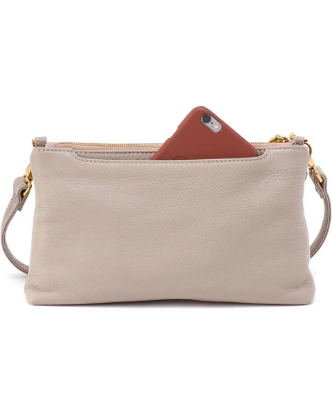 Darcy Double Crossbody | Taupe + Opal Snake Print