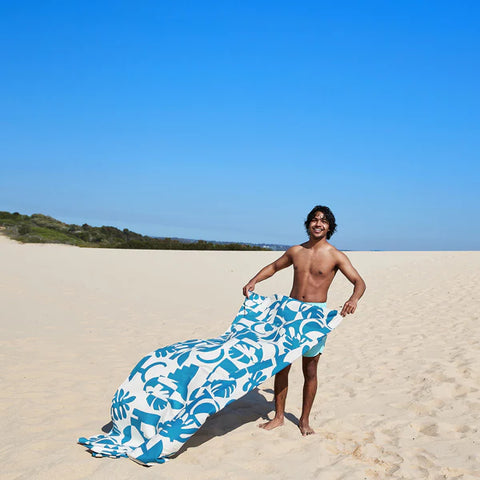 XL Quick Dry Beach Towel | Marine Dream
