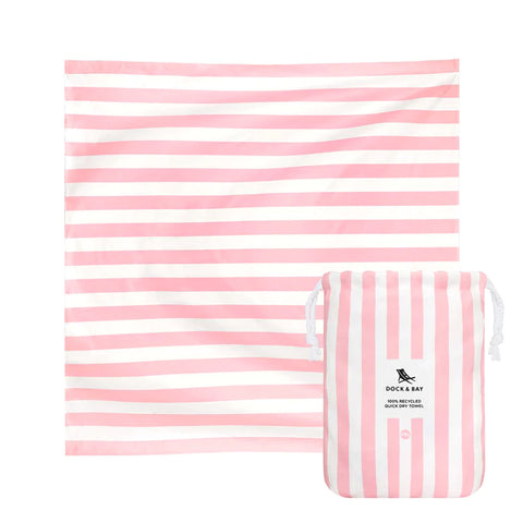 Quick Dry Towel for Two - Extra Extra Large - Malibu Pink