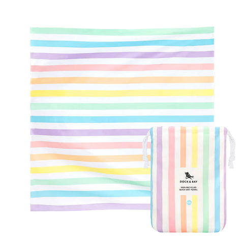 Quick Dry Towel for Two - Extra Extra Large - Unicorn Waves