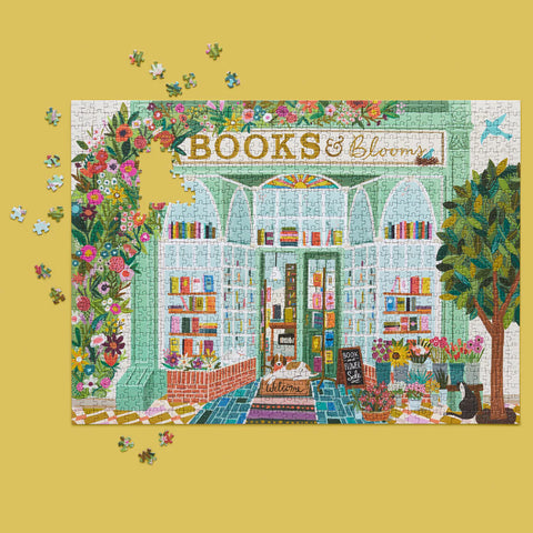 Books and Blooms | 1000 Piece Jigsaw Puzzle