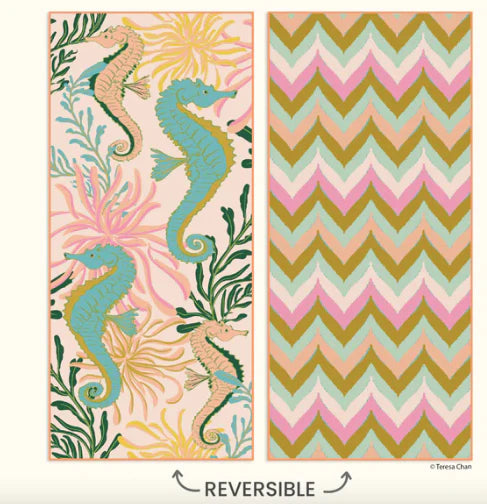 Seahorses Microfiber Go Big Beach Towel
