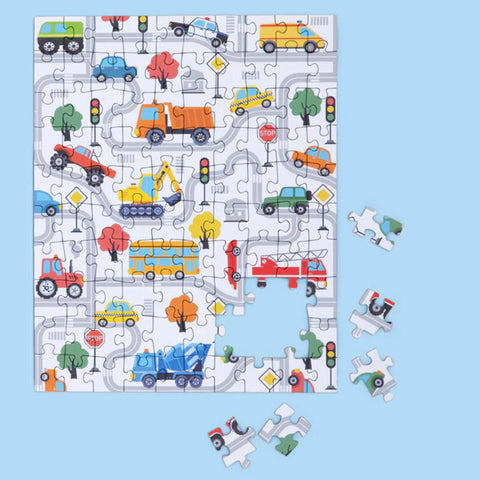 Trucks and Transportation Puzzle