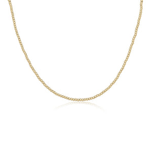 17" Choker Classic Gold 2.5mm Bead