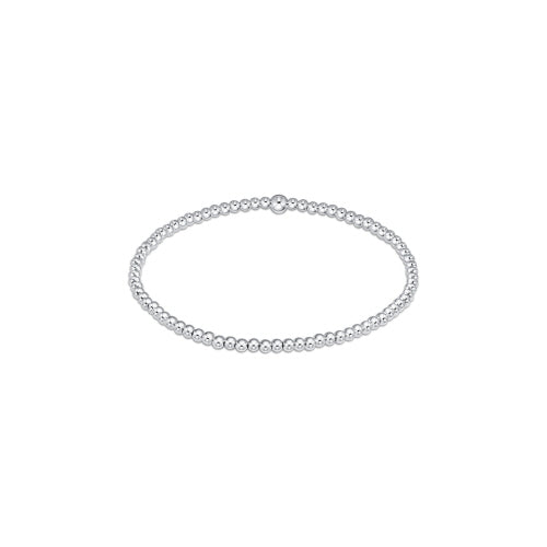 Classic Sterling 2.5mm Bead Bracelet