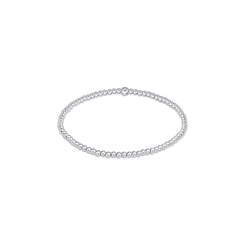 Classic Sterling 2.5mm Bead Bracelet