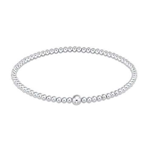 Classic Sterling 3mm Bead Bracelet