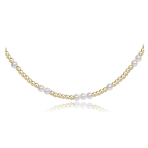 17" Choker Hope Unwritten - 3mm Pearl