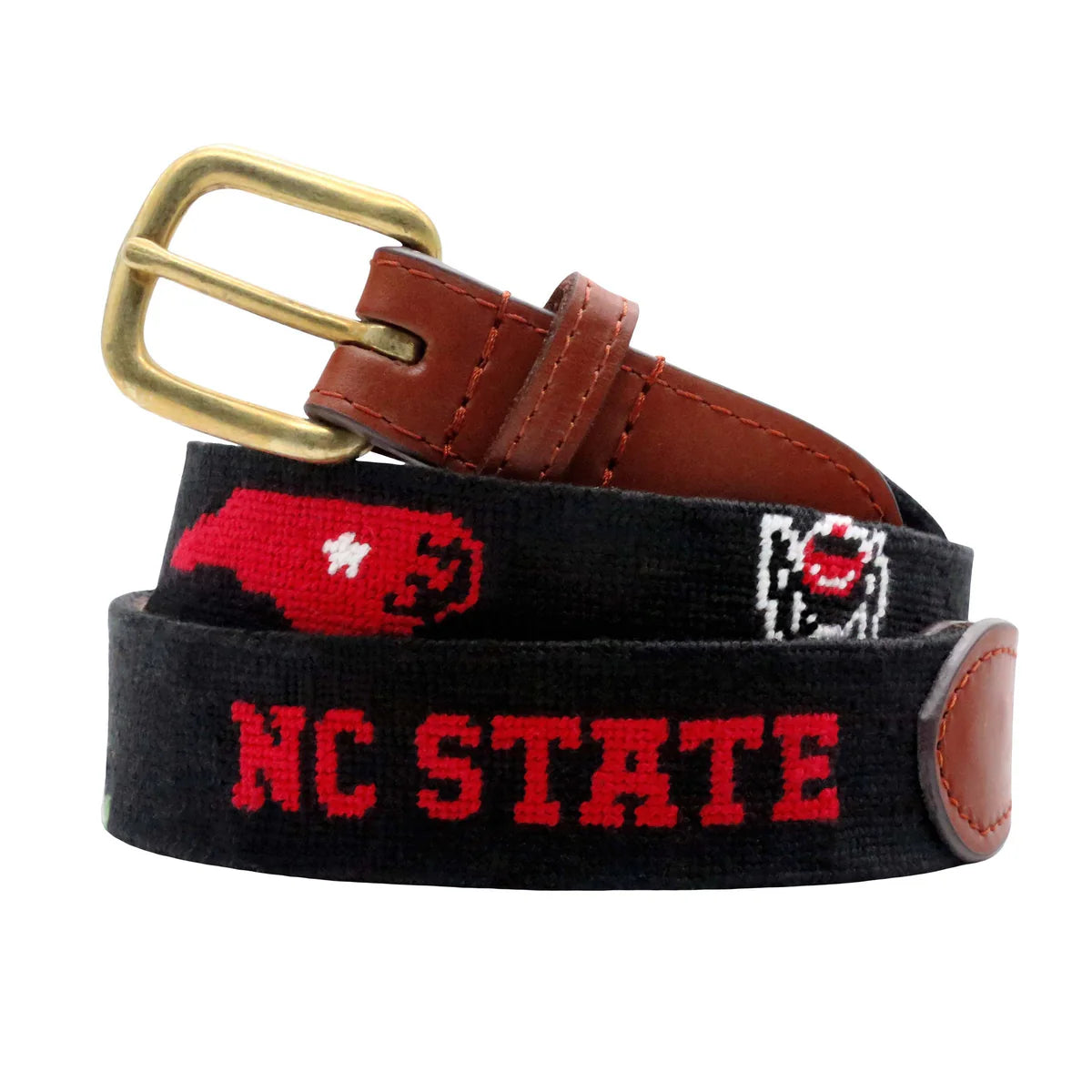 North Carolina State Life Needlepoint Belt