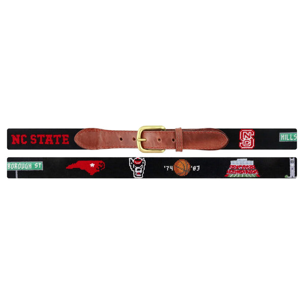 North Carolina State Life Needlepoint Belt