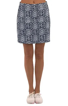 Jersey Skippy Skort - Sultan's Dining Room - Navy