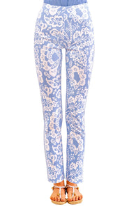 Gripeless Pull On Pant | Flora Classic Periwinkle