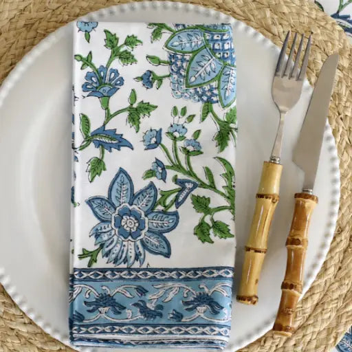 Gayatri Blue/Green Napkin Set