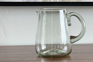 Handblown Glass Pitcher