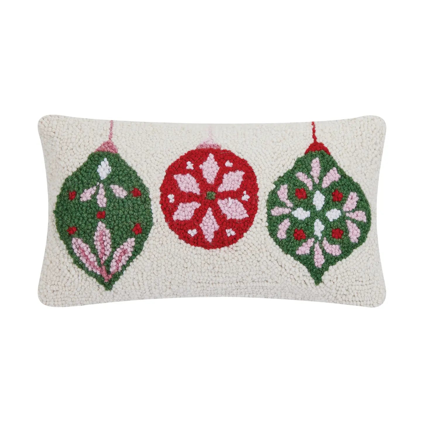 Festive Folk Ornament Hook Pillow