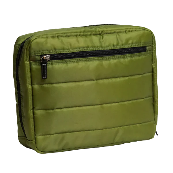 All Inclusive Quilted Toiletry Bag | Olive