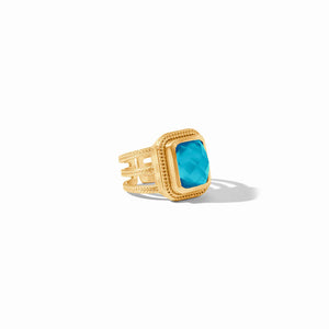 Cheval Statement Ring | Iridescent London Blue