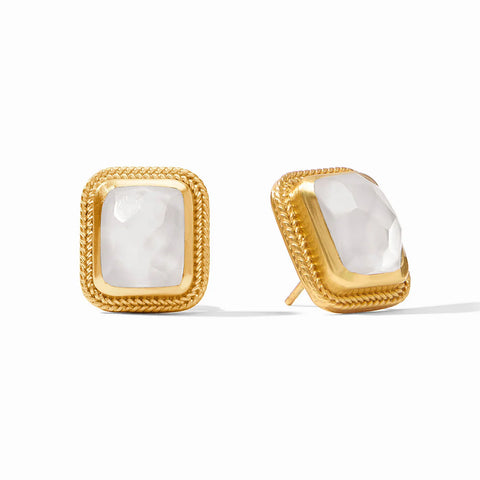 Cheval Stone Stud | Iridescent Clear Crystal