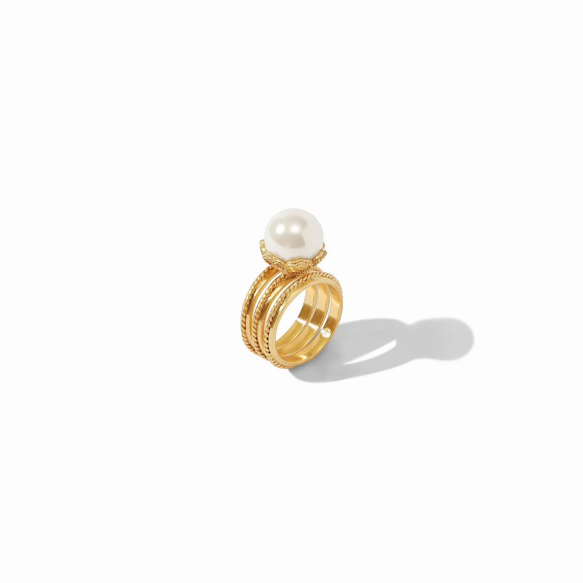 Delphine Pearl Ring Set