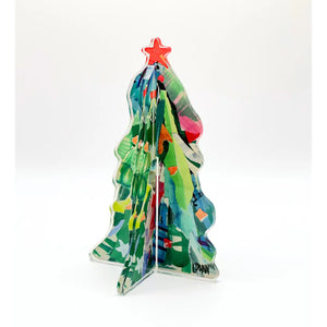 3-D Adorned Acrylic Christmas Tree