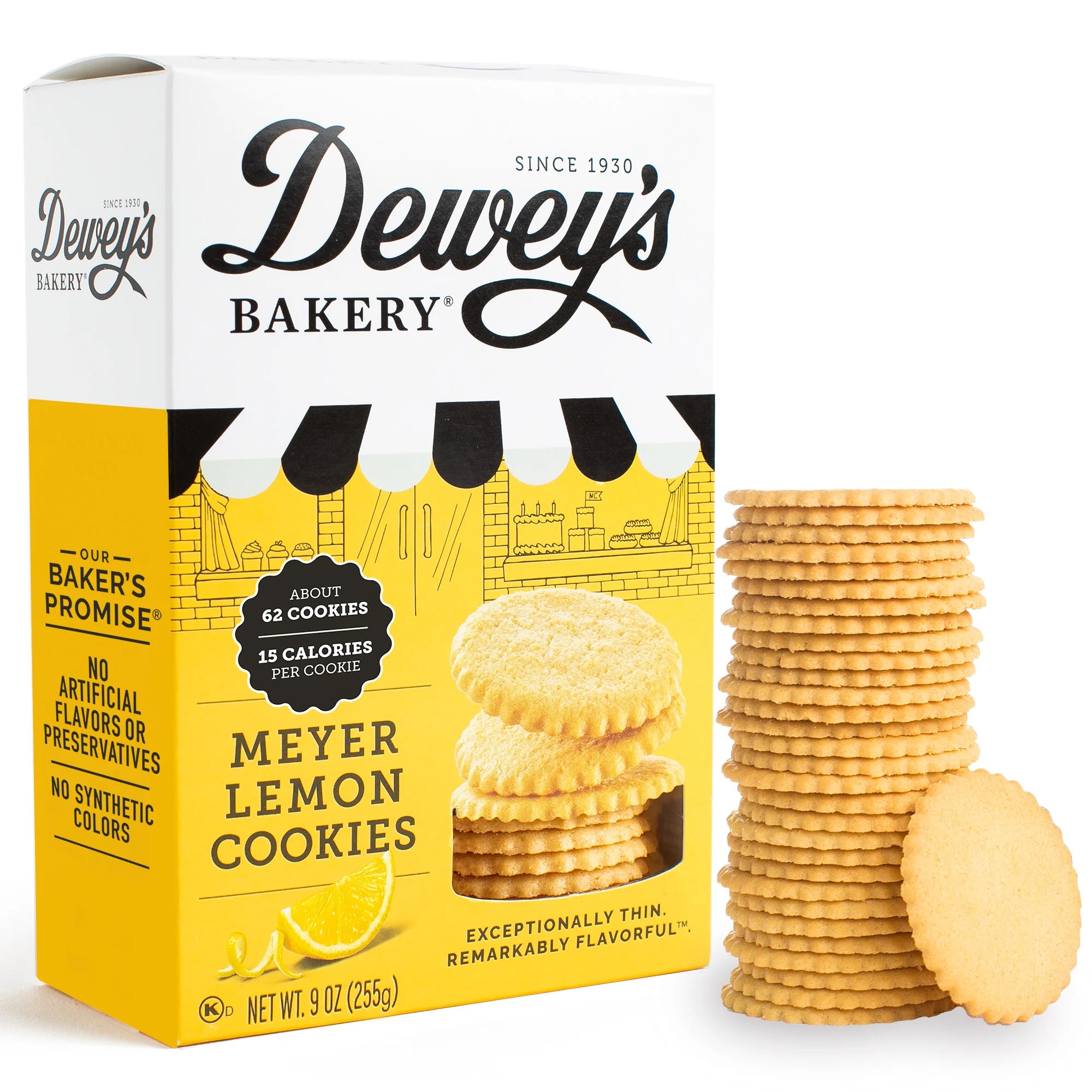 Meyer Lemon Moravian Cookie Thins